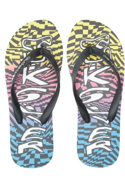 Quiksilver Molokai Wordblock - Chanclas Para Hombre Negro New