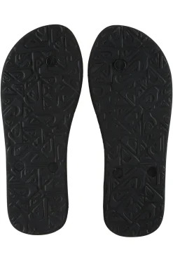 Quiksilver Molokai Wordblock - Chanclas Para Hombre Negro New