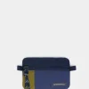 * Monedero Nylon Color Block Azul Medio Discount