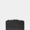 * Monedero Tarjetero Efecto Piel Negro Hot
