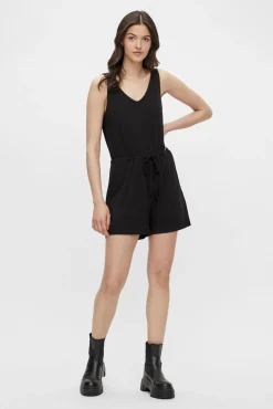 Pieces Mono Corto De Tirantes. Negro Outlet