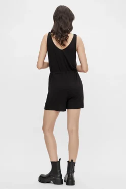Pieces Mono Corto De Tirantes. Negro Outlet