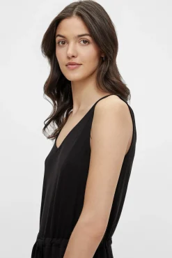 Pieces Mono Corto De Tirantes. Negro Outlet