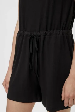 Pieces Mono Corto De Tirantes. Negro Outlet