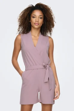 JDY Mono Corto Escote Pico Morado Online