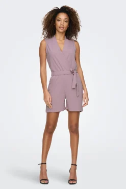 JDY Mono Corto Escote Pico Morado Online