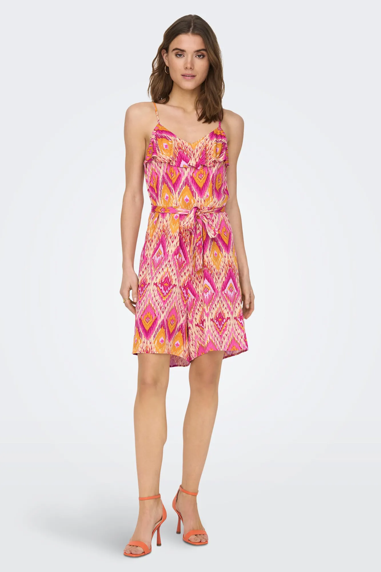 Only Mono Corto Estampado Rosa Clearance