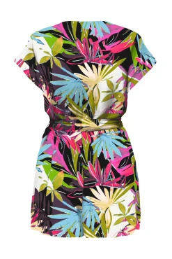 Only Mono Corto Estampado Rojo Online