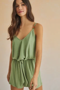 Women'secret Mono Corto Tirantes Verde Sale