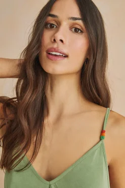 Women'secret Mono Corto Tirantes Verde Sale