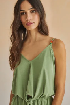 Women'secret Mono Corto Tirantes Verde Sale
