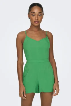 Only Mono Corto Tirantes Verde Clearance