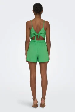 Only Mono Corto Tirantes Verde Clearance