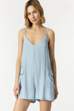 Tiffosi Mono De Lyocell Azul Claro Discount