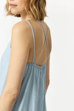 Tiffosi Mono De Lyocell Azul Claro Discount