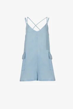Tiffosi Mono De Lyocell Azul Claro Discount