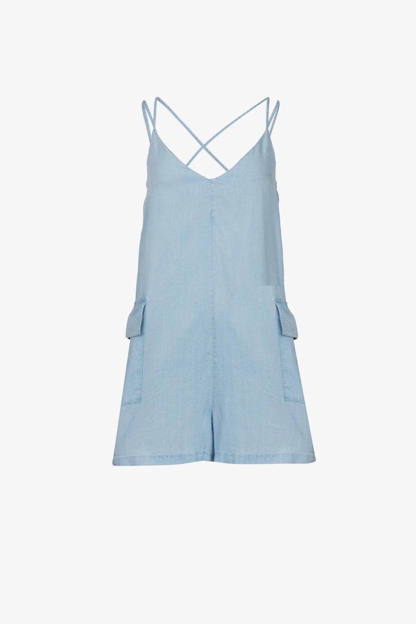 Tiffosi Mono De Lyocell Azul Claro Discount