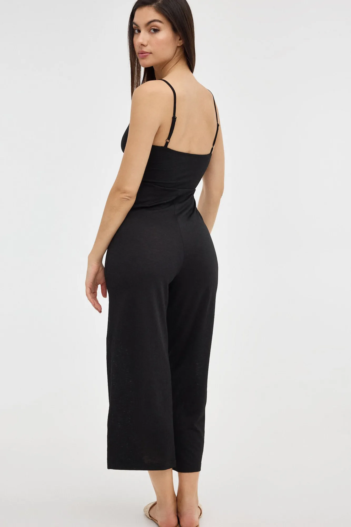 Inside Mono De Tirantes Escote Cruzad Negro Online