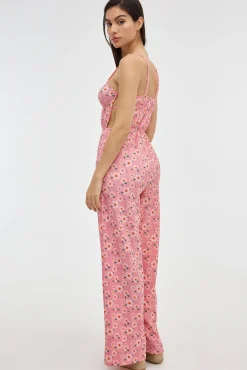Inside Mono De Tirantes Estampado Rosa Online