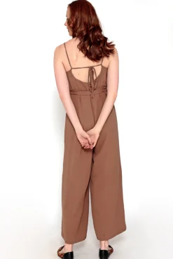 Brave Soul Mono Fluido Con Tirantes Marron Claro Sale