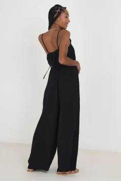 Brave Soul Mono Fluido Con Tirantes Negro Sale