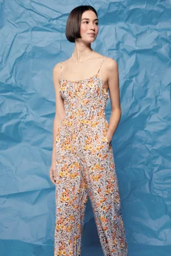 * Mono Gomas Estampado Lino Algodon Amarillo New