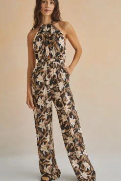 Women'secret Mono Largo Escote Halter Estampado Clearance