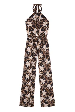 Women'secret Mono Largo Escote Halter Estampado Clearance
