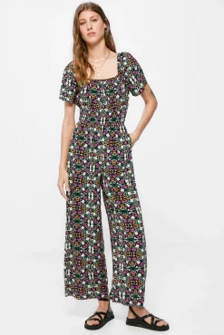 * Mono Largo Estampado Negro New