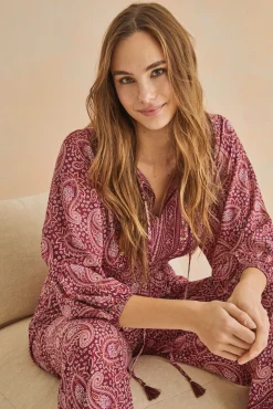Women'secret Mono Largo Hindu Estampado Sale