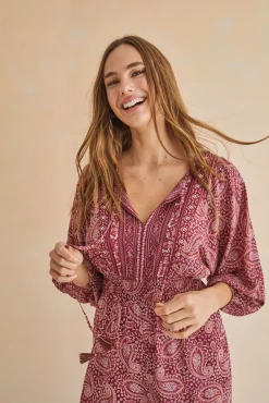 Women'secret Mono Largo Hindu Estampado Sale
