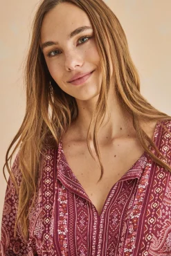 Women'secret Mono Largo Hindu Estampado Sale