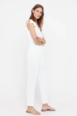 Cortefiel Mono Largo Volante Blanco Outlet