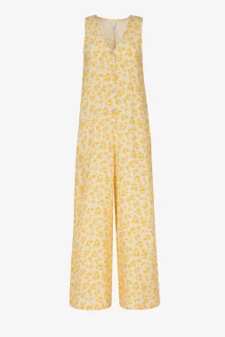Tiffosi Mono Lino Estampado Amarillo Online