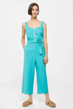 * Mono Verde Lino Algodon Azul Online