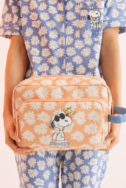 Women'secret Neceser Grande Snoopy Flores Naranja Sale
