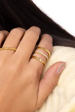 Singularu Pack 3 Anillos Choices Oro Amarillo Clearance