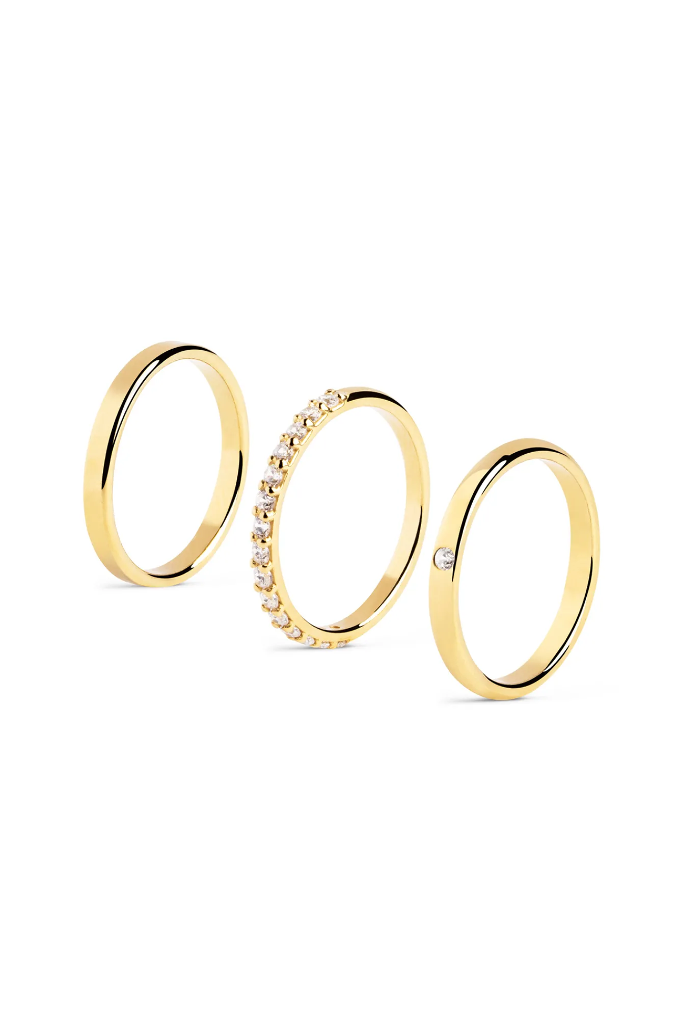 Singularu Pack 3 Anillos Choices Oro Amarillo Clearance