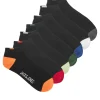 Jack & Jones Pack 7 Calcetines Negro Hot