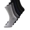 Jack & Jones Pack 5 Calcetines Gris Medio Outlet