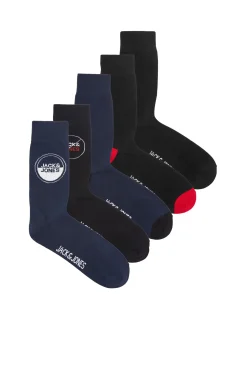 Jack & Jones Pack 5 Calcetines Negro Hot