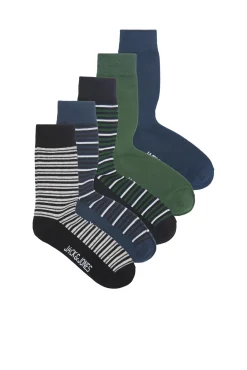Jack & Jones Pack 5 Calcetines Negro Online