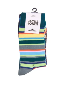 Jack & Jones Pack 5 Calcetines Azul Medio Best