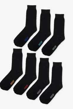 Inside Pack 7 Calcetines Color Negro Hot