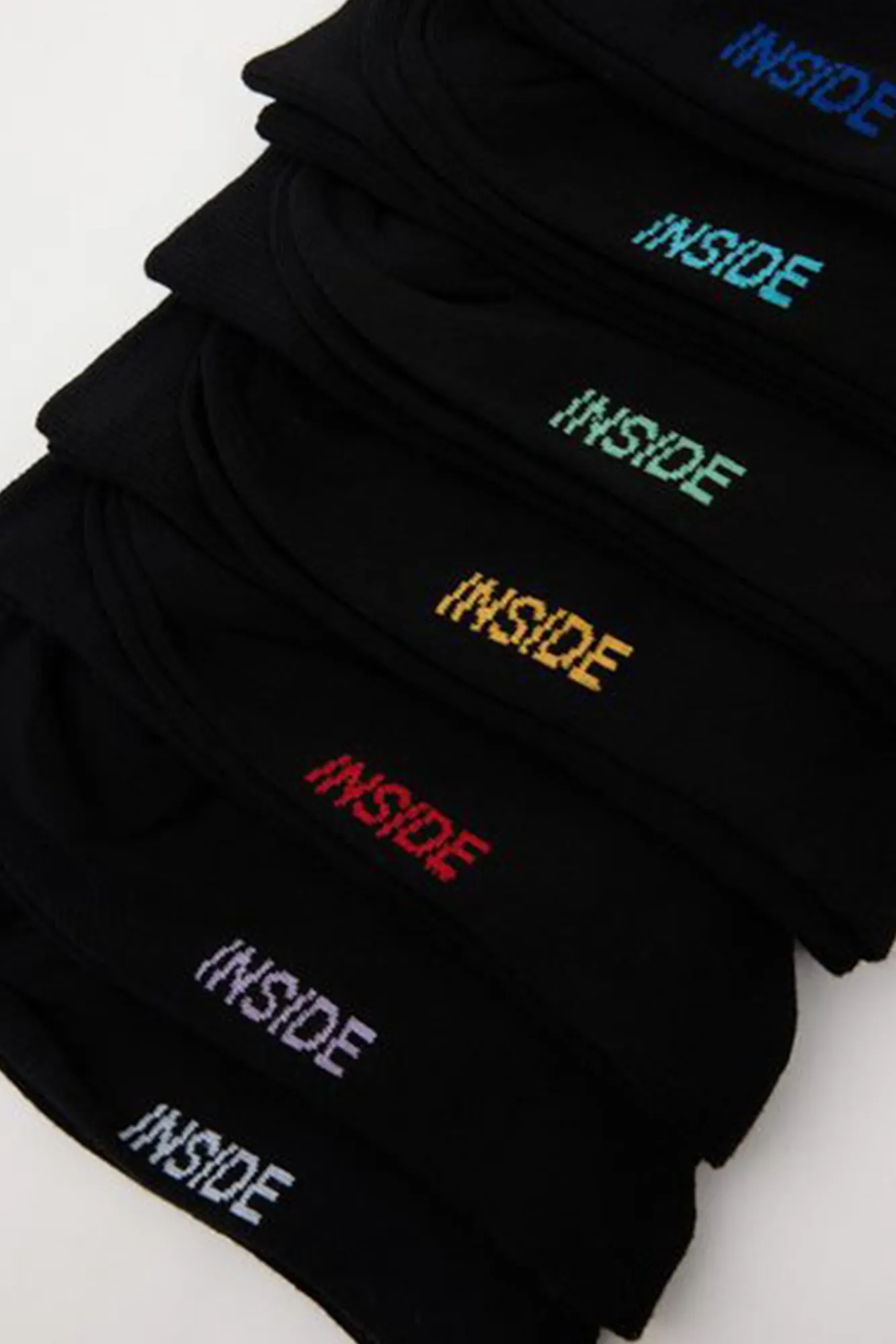 Inside Pack 7 Calcetines Color Negro Hot