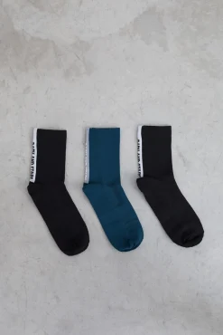 Dash and Stars Pack 3 Calcetines Cortos Tecnicos Negro Outlet