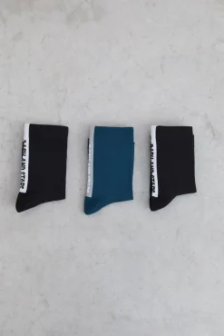 Dash and Stars Pack 3 Calcetines Cortos Tecnicos Negro Outlet
