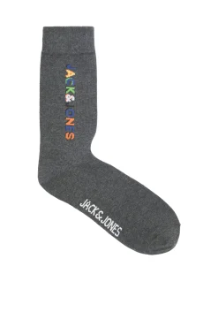 Jack & Jones Pack 5 Calcetines Estampados Azul Best