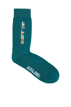 Jack & Jones Pack 5 Calcetines Estampados Azul Best
