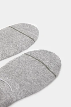 * Pack 2 Calcetines Invisibles Gris Medio Outlet